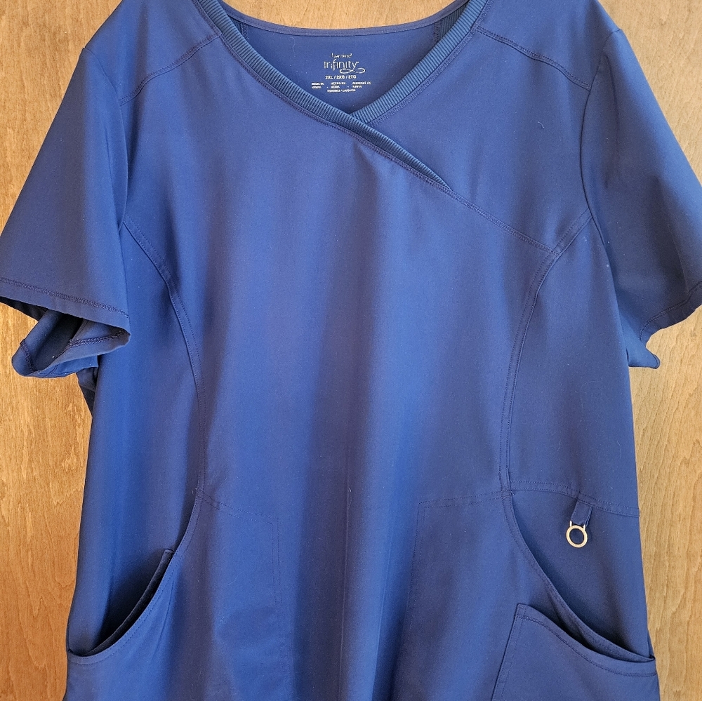 Infinity Scrub Top